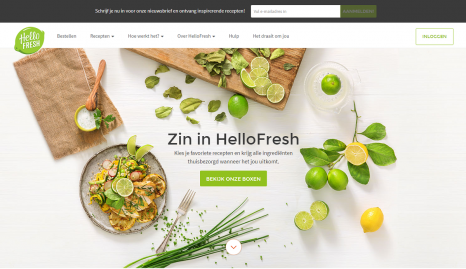 waardepropositie hello fresh