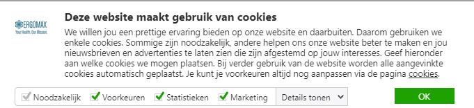 cookiebot cookiemelding