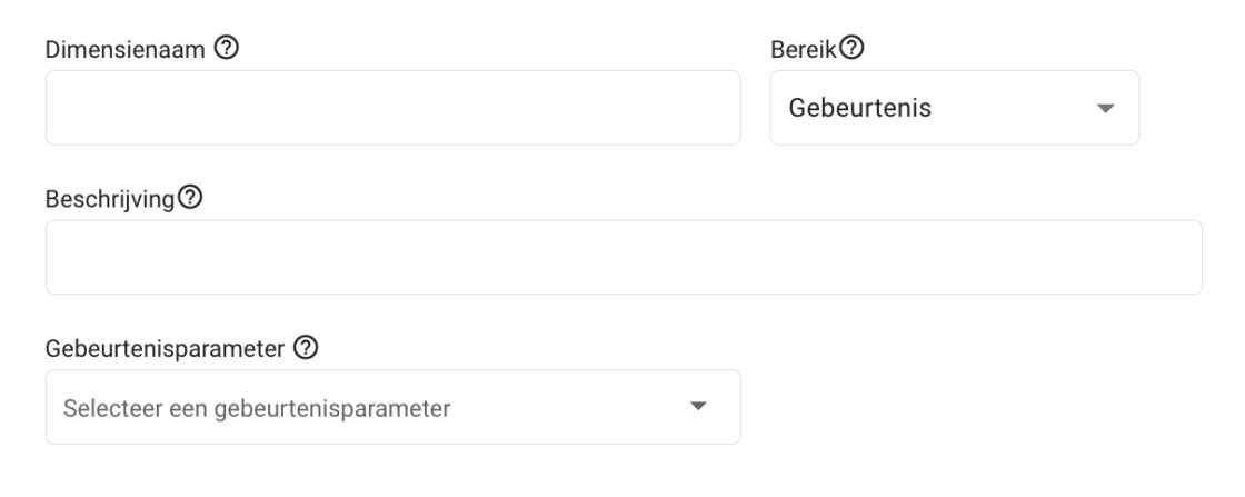 Aangepaste dimensies maken in Google Analytics 4