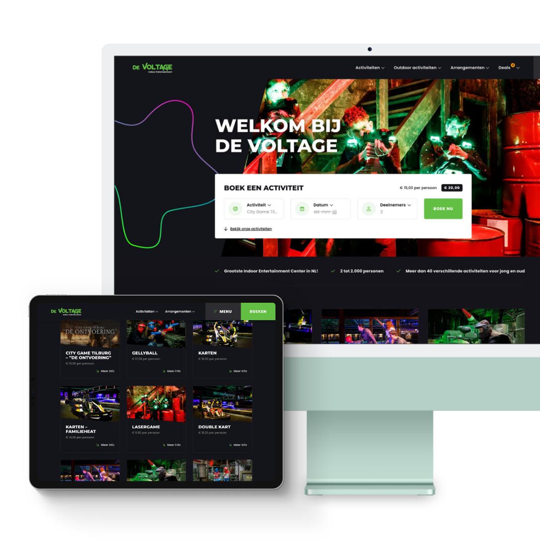 Volt Website De Voltage - WebdesignTilburg