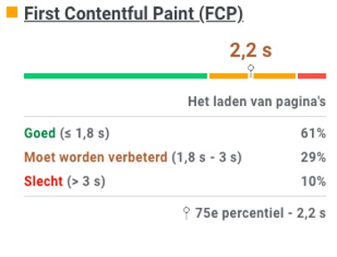 First Contentful Paint (FCP)