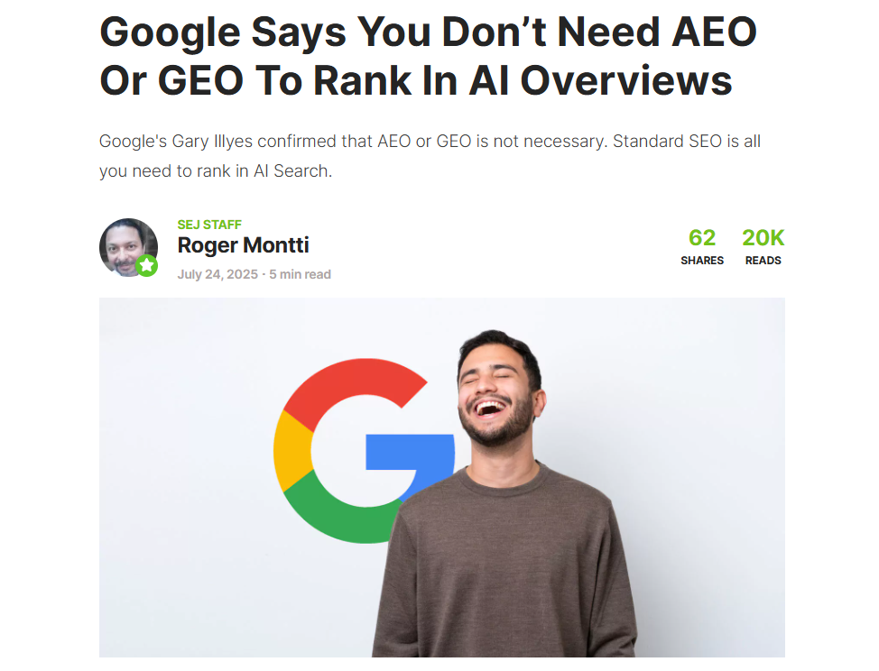 seo vs geo vs aeo