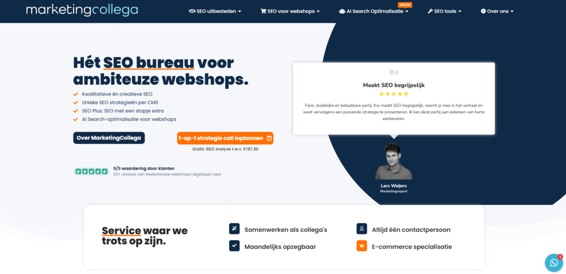 marketingcollega homepage
